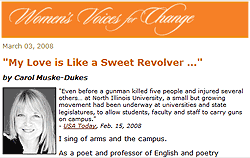 Carol's Blog at Women's Voices for Change